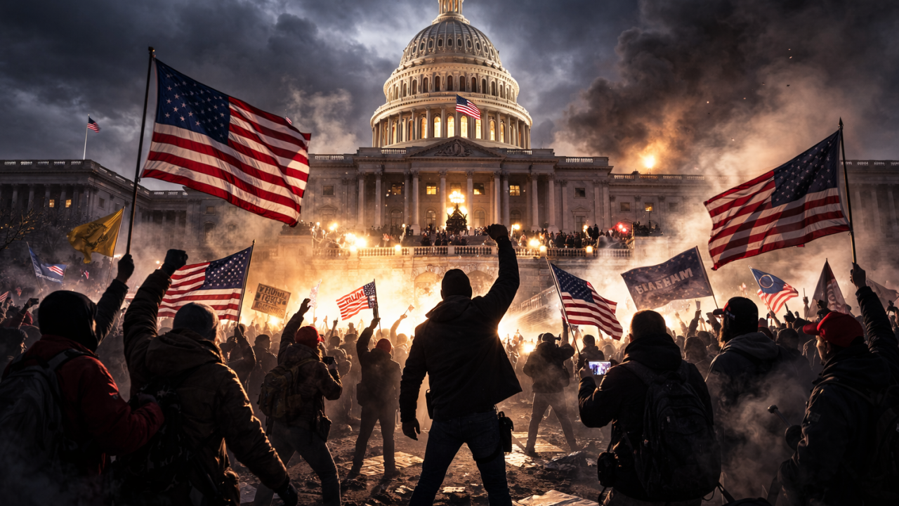 米議会襲撃事件のイメージ
