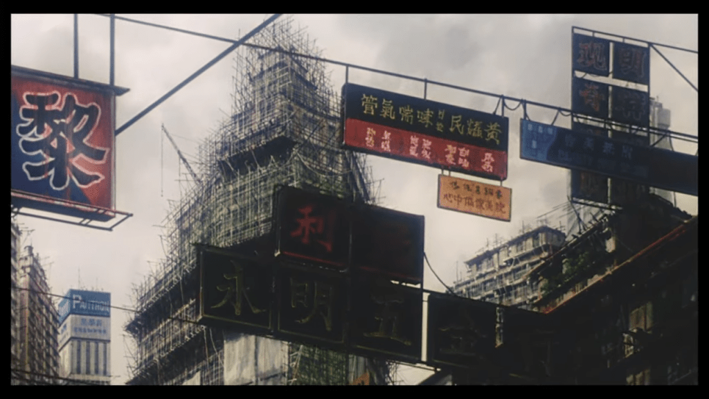 攻殻機動隊の語られない背景美術を示す図