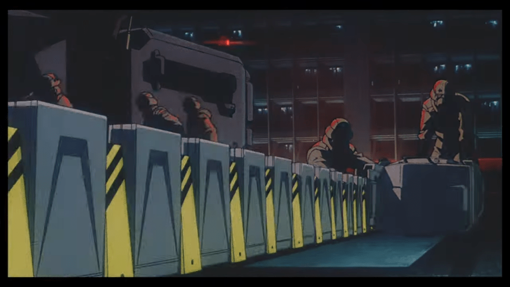 攻殻機動隊の防衛戦を描く図