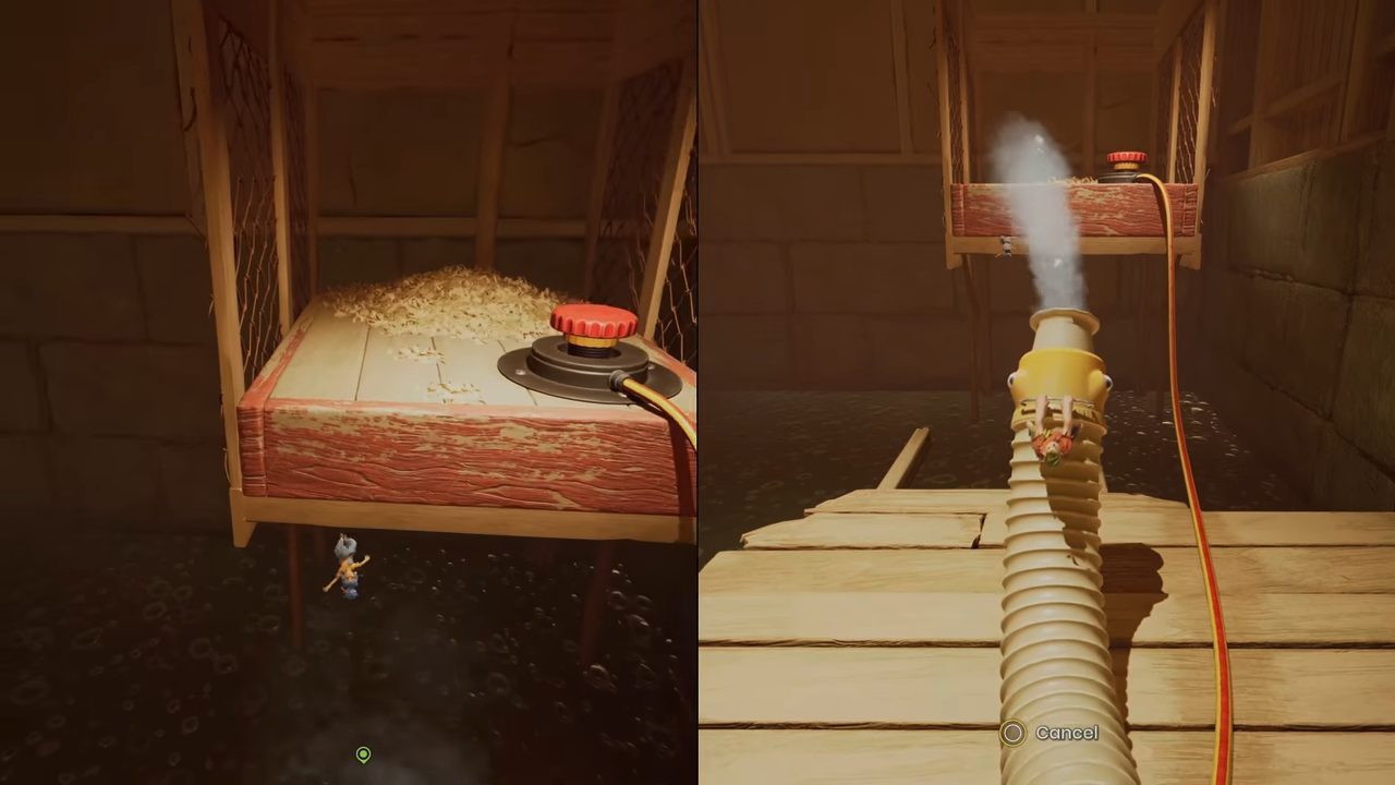 It takes twoで協力してギミックを解くイメージ図