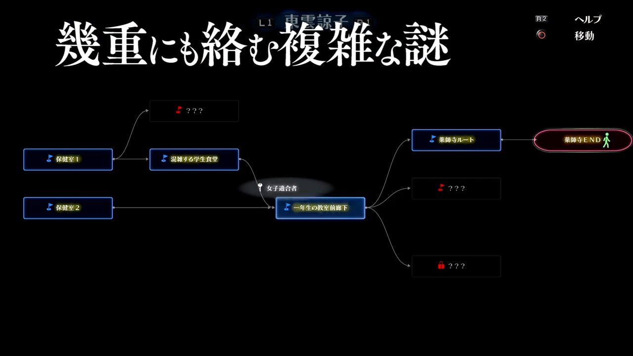 十三機兵防衛圏の各章の画像